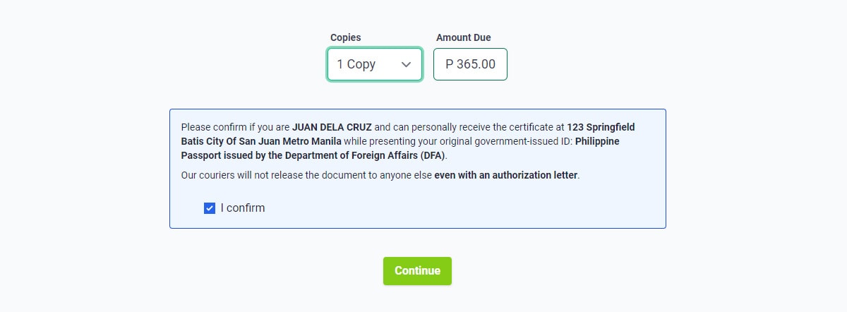 How to get free shipping for PSA birth certificate online